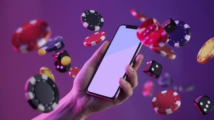 duniabet303 slot live-dealer table on mobile phone with QRIS payment method