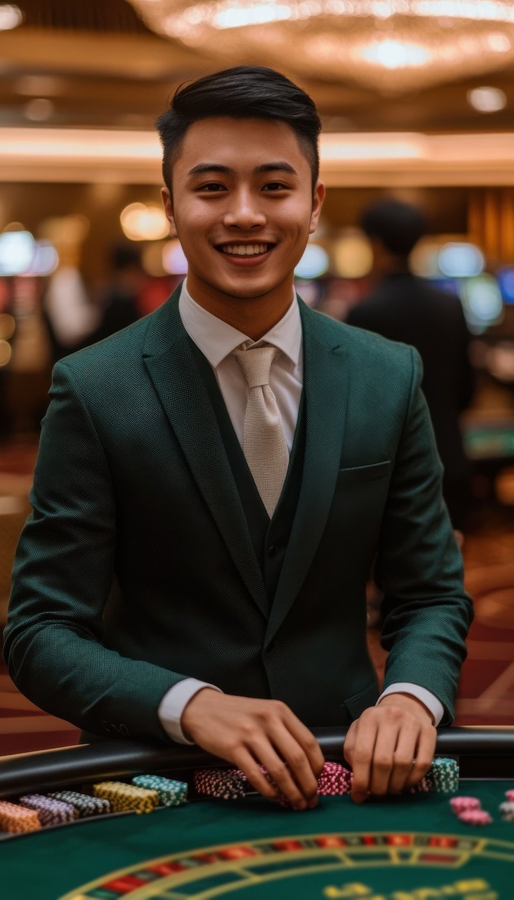 duniabet303 slot mobile app interface showing live dealer tables and sportsbook markets on Android phone